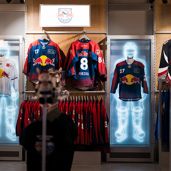 Image of the EHC Red Bull München fan store