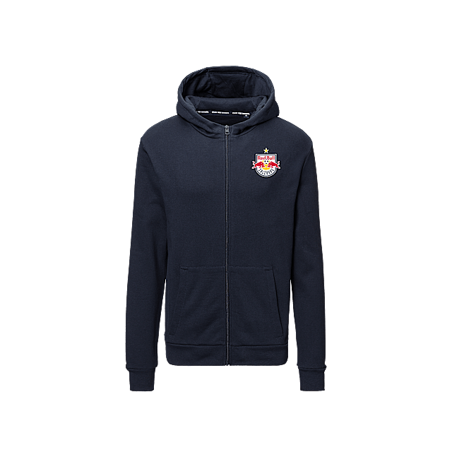 Logo Zip Hoodie Youth Navy