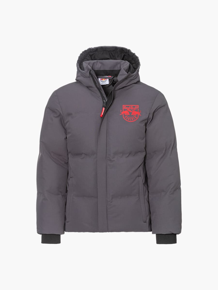 Chaqueta acolchada con logotipo del RBM para jóvenes (ECM24005): EHC Red Bull München