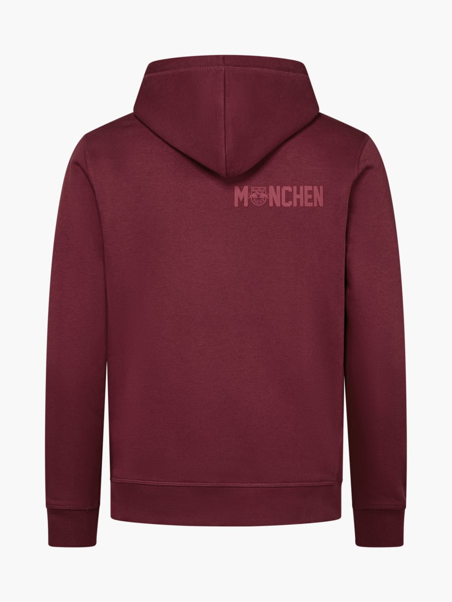 RBM Signature II Hoodie Bordeauxrot (M-ECM25043): EHC Red Bull München