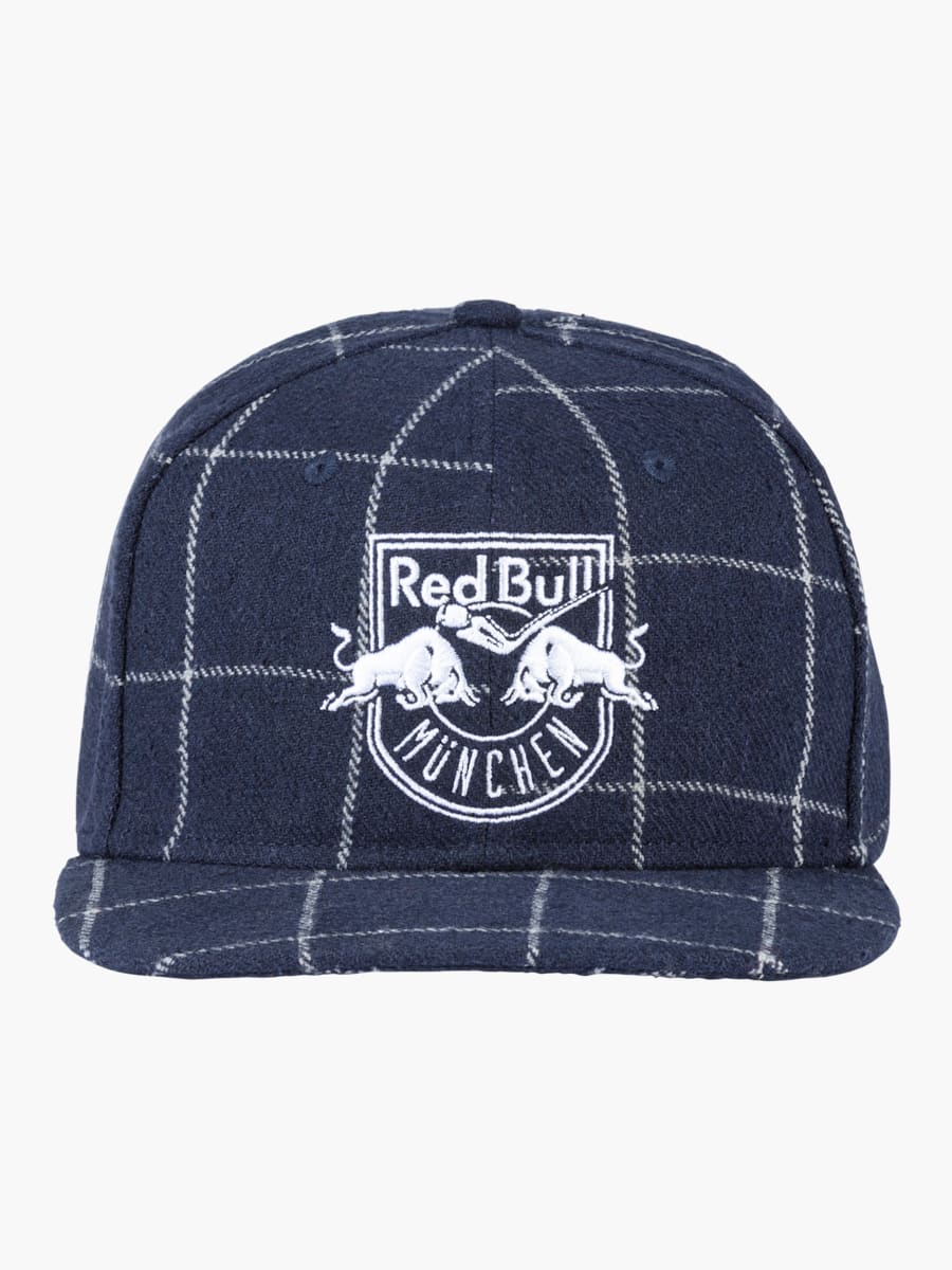 RBM Chequered Flat Cap (M-ECM25065): EHC Red Bull München