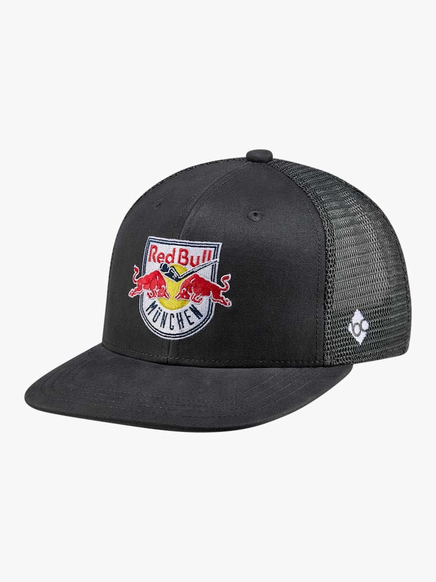 ECM x Bavarian Caps Black Flat Cap (M-ECM26010): EHC Red Bull München