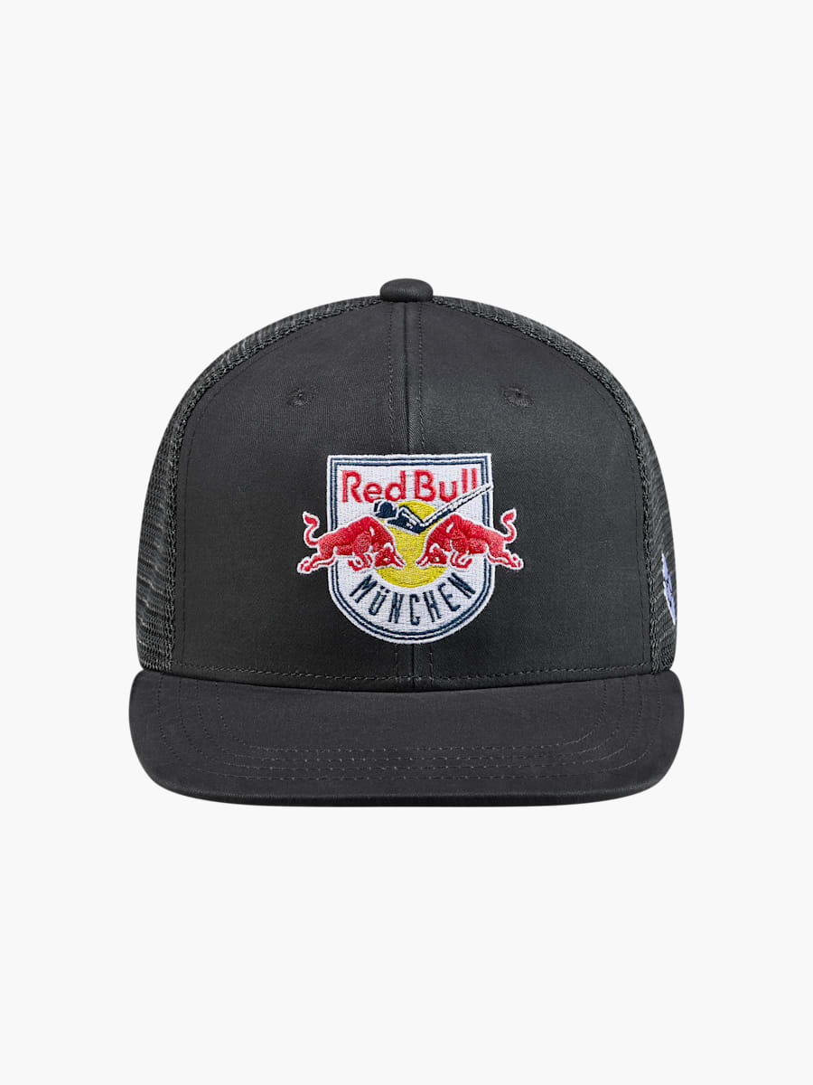 ECM x Bavarian Caps Black Flat Cap (M-ECM26010): EHC Red Bull München