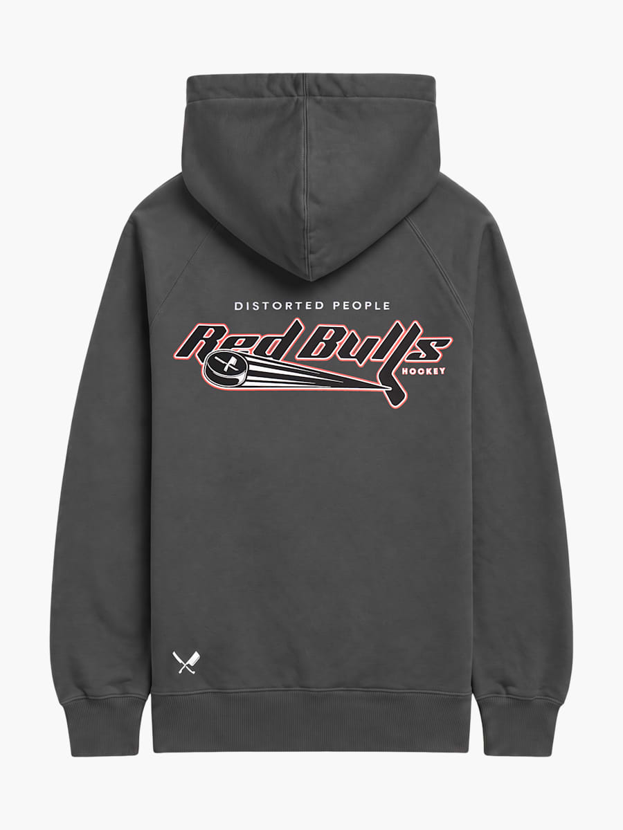 RBM x Distorted People Raglan Hoodie (M-ECM26029): EHC Red Bull München