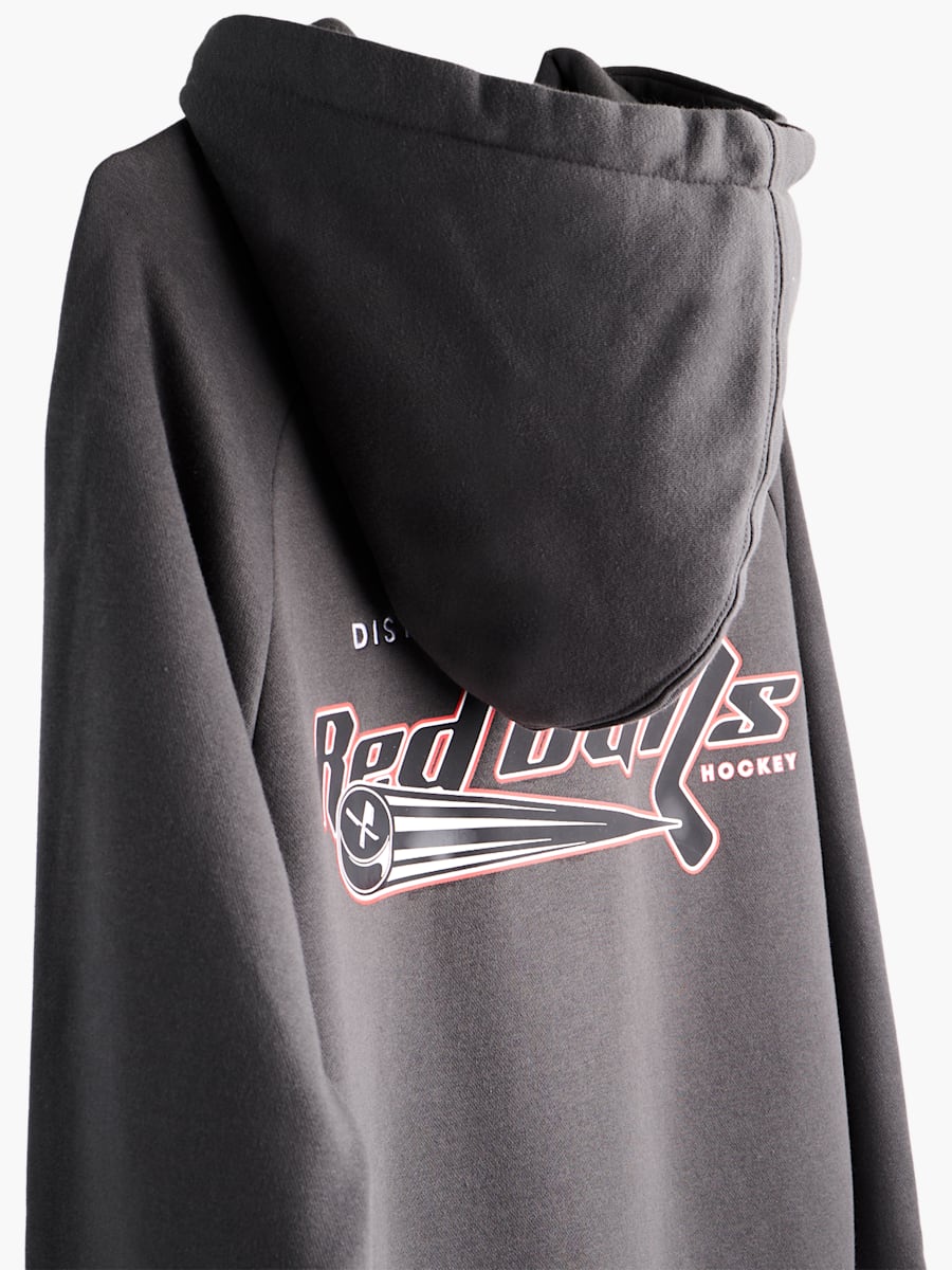 RBM x Distorted People Raglan Hoodie (M-ECM26029): EHC Red Bull München