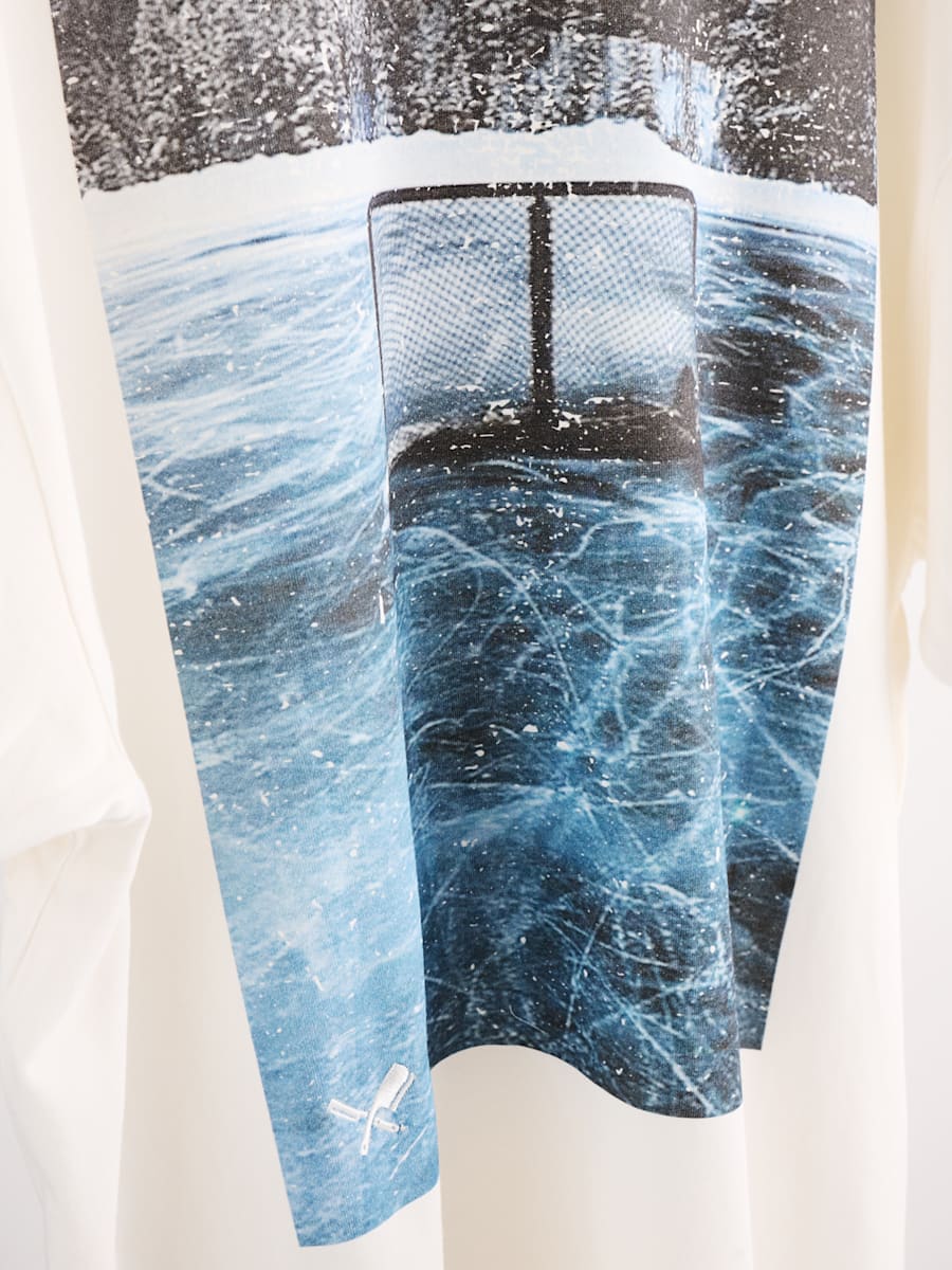 RBM x Distorted People Oversized T-Shirt (M-ECM26032): EHC Red Bull München