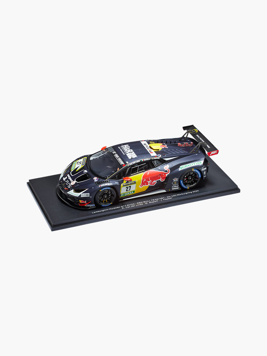 Lamborghini Huracán Red Bull Team Van der Linde, Mapelli, Pepper 2024 im Maßstab 1:18 (M-GEN25014):
