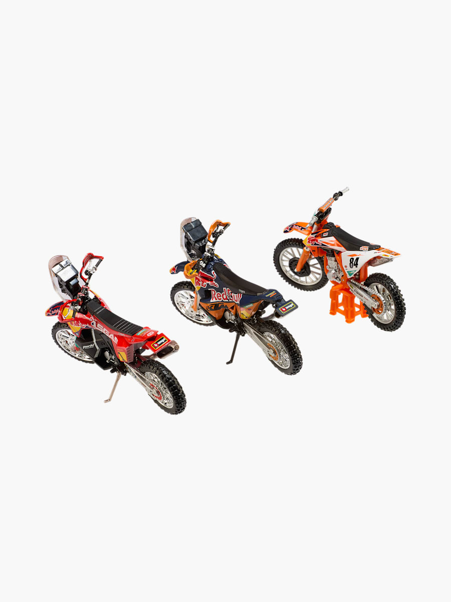 1:18 Red Bull KTM Factory Racing Bikes 3-Pack (M-GEN25046): Red Bull KTM Racing Team