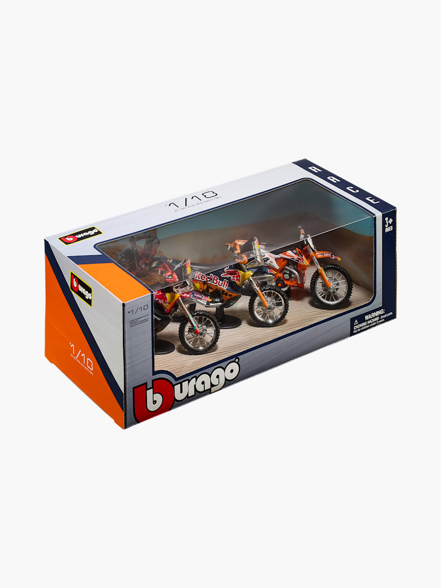 1:18 Red Bull KTM Factory Racing Motorräder 3er-Pack (M-GEN25046): Red Bull KTM Racing Team