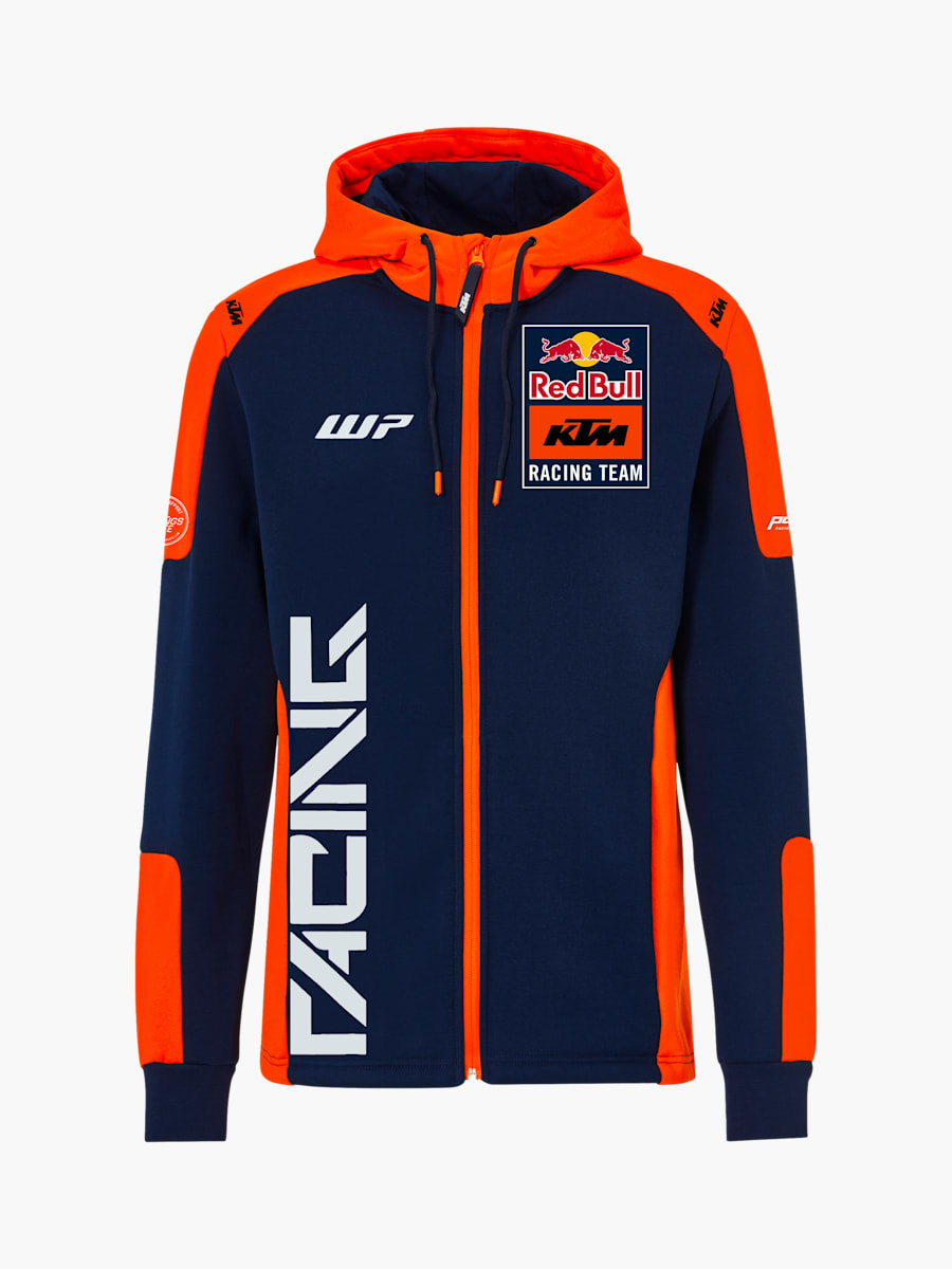 Sudadera con capucha y cremallera de réplica del equipo (KTM24061): Red Bull KTM Racing Team