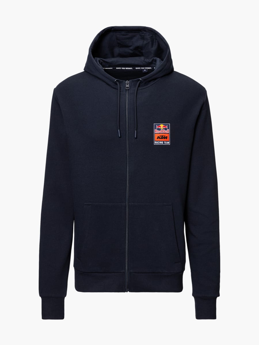 Sudadera con capucha y cremallera con logo (KTM24099): Red Bull KTM Racing Team