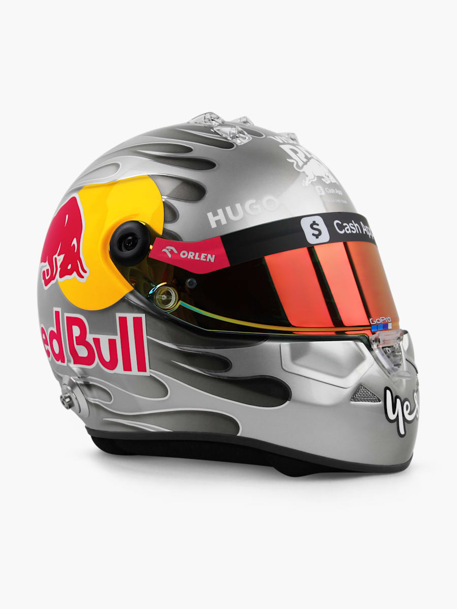 1:2 Daniel Ricciardo 2024 Season Mini Helm (RAB24016): Visa Cash App RB Formula One Team