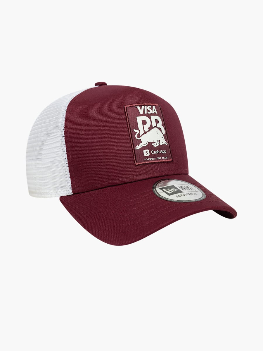 New Era Frosted Burgundy E-Frame Trucker (M-RAB25056): Visa Cash App RB Formula One Team
