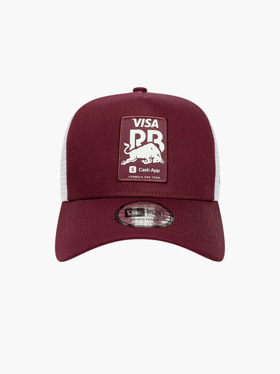New Era Frosted Burgundy E-Frame Trucker (M-RAB25056): Visa Cash App RB Formula One Team