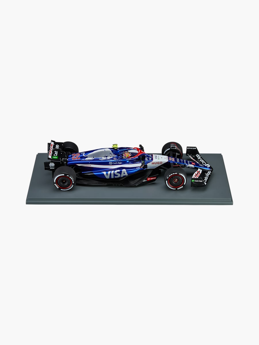 1:18 Visa Cash App Racing Bulls VCARB 01 Tsunoda Saudi Arabian GP 2024 (M-RAB25119): Visa Cash App Racing Bulls