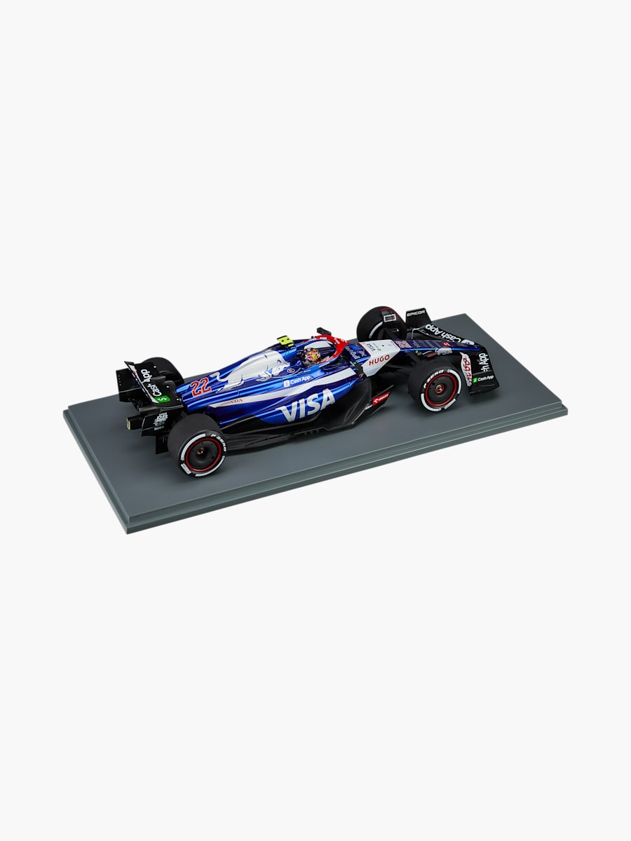 1:18 Visa Cash App Racing Bulls VCARB 01 Tsunoda Saudi Arabian GP 2024 (M-RAB25119): Visa Cash App Racing Bulls