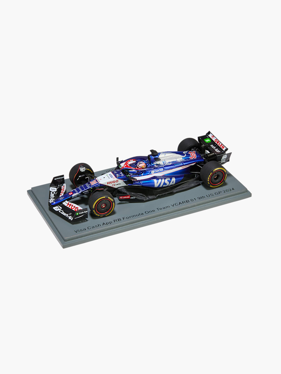 1:43 Visa Cash App Racing Bulls VCARB 01 Lawson US GP 2024 (M-RAB25134): Visa Cash App Racing Bulls
