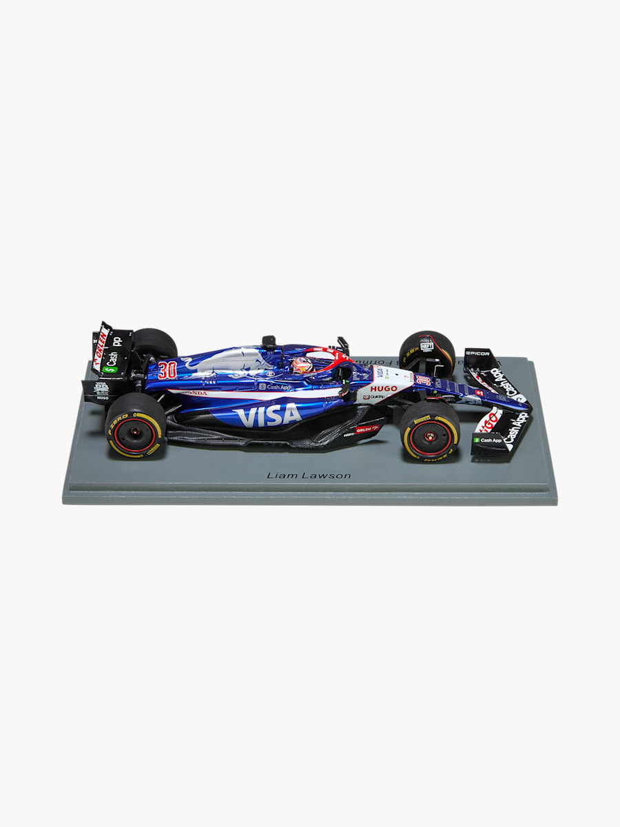 1:43 Visa Cash App RB VCARB 01 Lawson US GP 2024 (M-RAB25134): Visa Cash App Racing Bulls