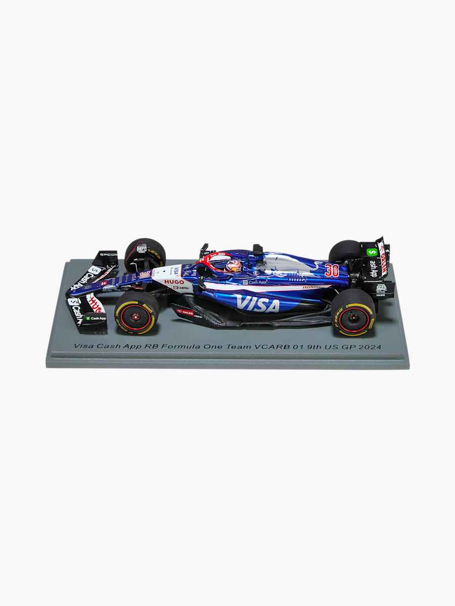 1:43 Visa Cash App RB VCARB 01 Lawson US GP 2024 (M-RAB25134): Visa Cash App Racing Bulls