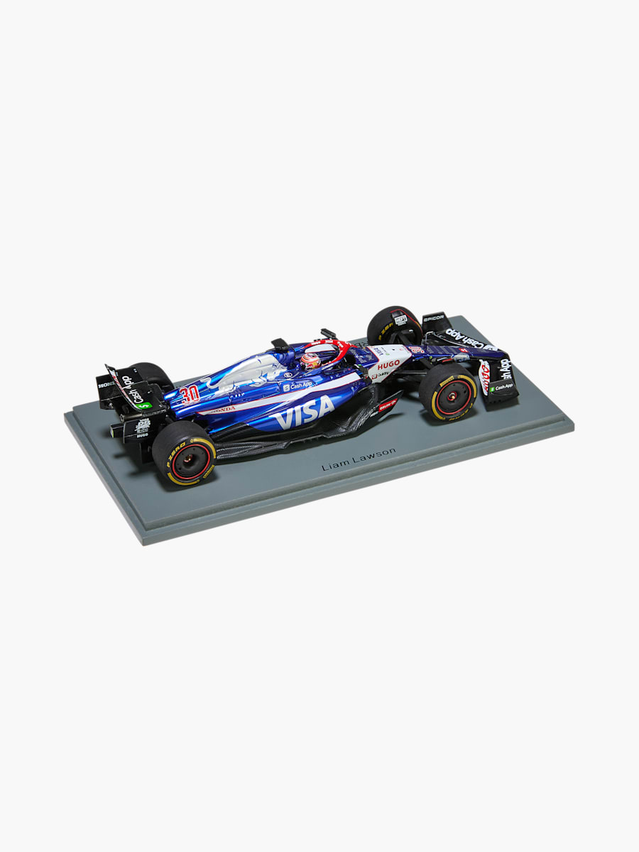 1:43 Visa Cash App RB VCARB 01 Lawson US GP 2024 (M-RAB25134): Visa Cash App Racing Bulls