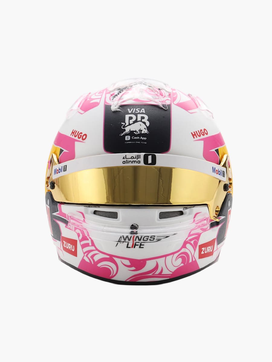 1:5 Liam Lawson 2025 Season Mini Helmet (M-RAB25137): Visa Cash App Racing Bulls