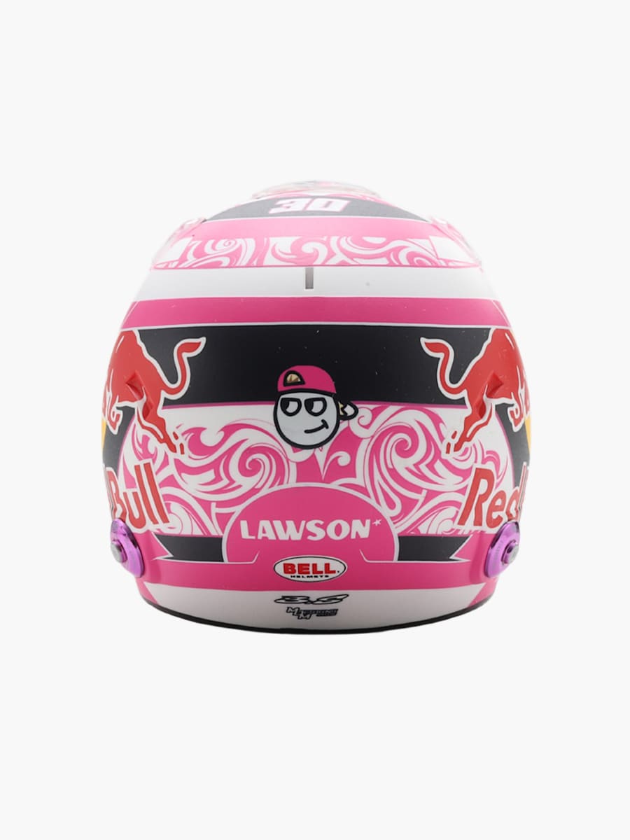 1:5 Liam Lawson 2025 Season Mini Helmet (M-RAB25137): Visa Cash App Racing Bulls