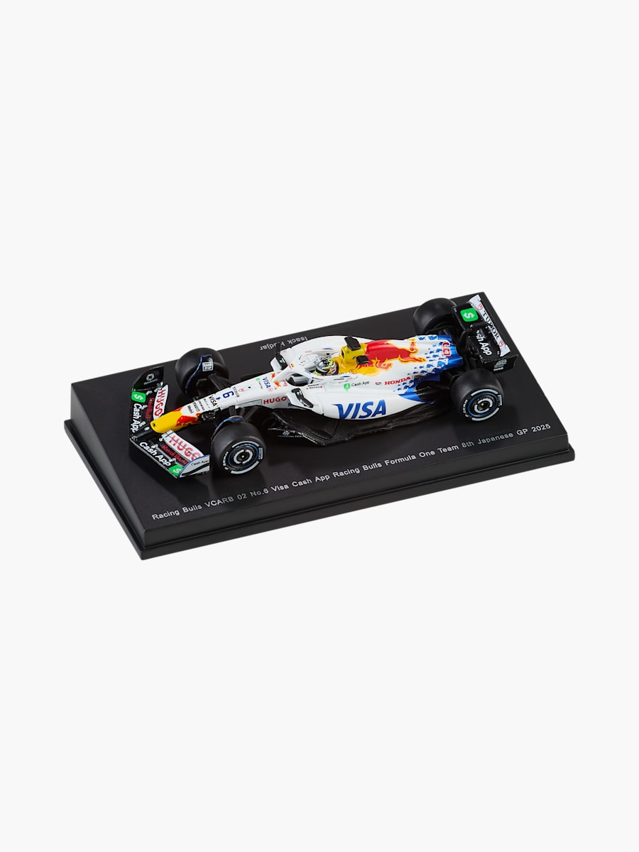 1:64 Visa Cash App Racing Bulls VCARB 02 Hadjar Japan GP 2025 (M-RAB25163): Visa Cash App RB Formula One Team