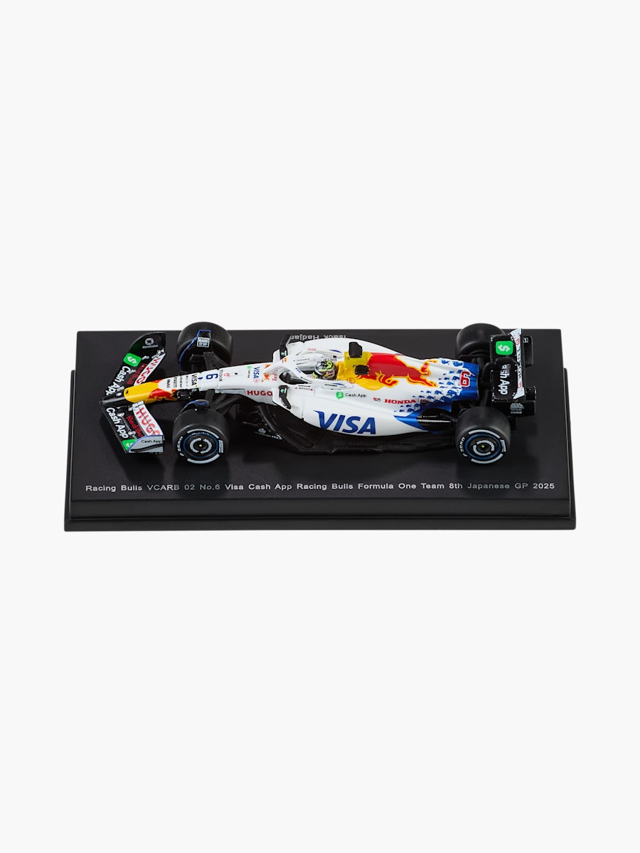 1:64 Visa Cash App Racing Bulls VCARB 02 Hadjar Japan GP 2025 (M-RAB25163): Visa Cash App RB Formula One Team