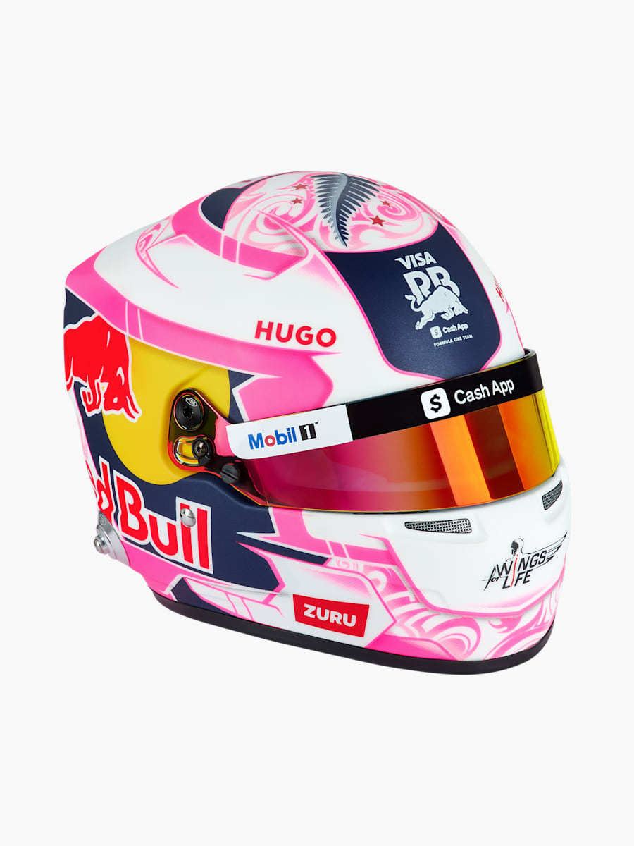 1:2 Liam Lawson 2025 Season Mini Helmet (M-RBR25249): Visa Cash App RB Formula One Team