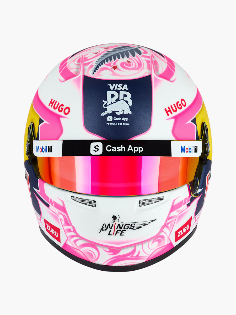 1:2 Liam Lawson 2025 Season Mini Helm (M-RBR25249): Visa Cash App Racing Bulls
