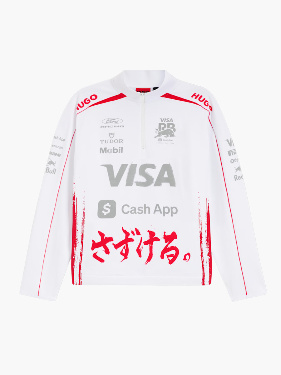 Japan Red Bull Spring Edition Replica Quarter Zip Sweatshirt (M-RAB26065): Visa Cash App RB Formula One Team