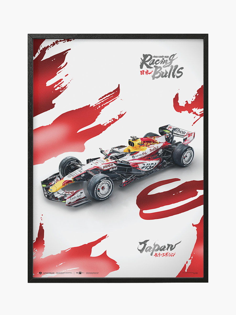 Visa Cash App Racing Bulls Japan GP 2026 Large Design Print (M-RAB26066): Visa Cash App RB Formula One Team