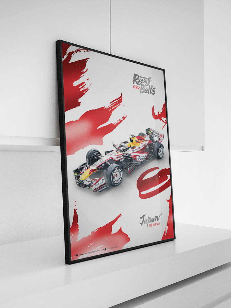 Visa Cash App Racing Bulls Japan GP 2026 Large Design Print (M-RAB26066): Visa Cash App RB Formula One Team