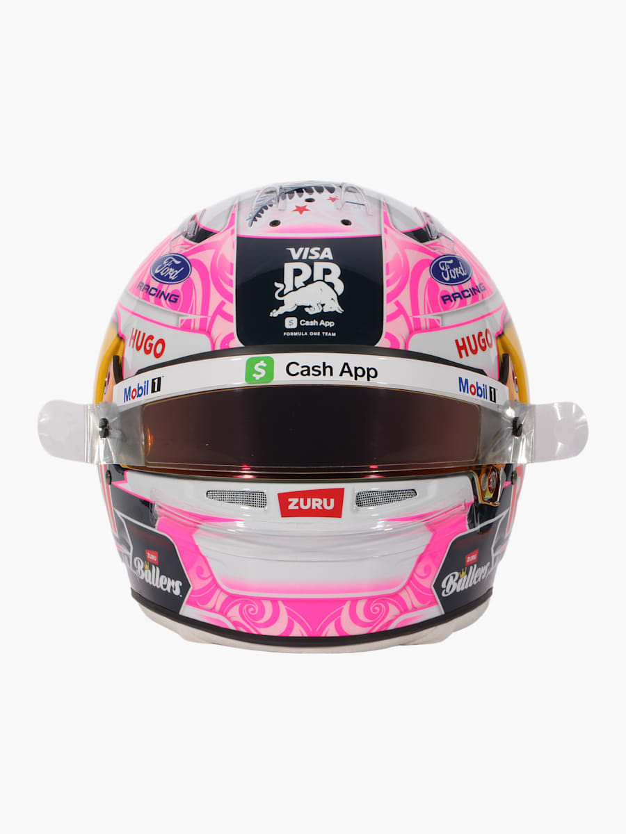 1:5 Liam Lawson 2026 Season Mini Helmet (M-RAB26102): Visa Cash App Racing Bulls