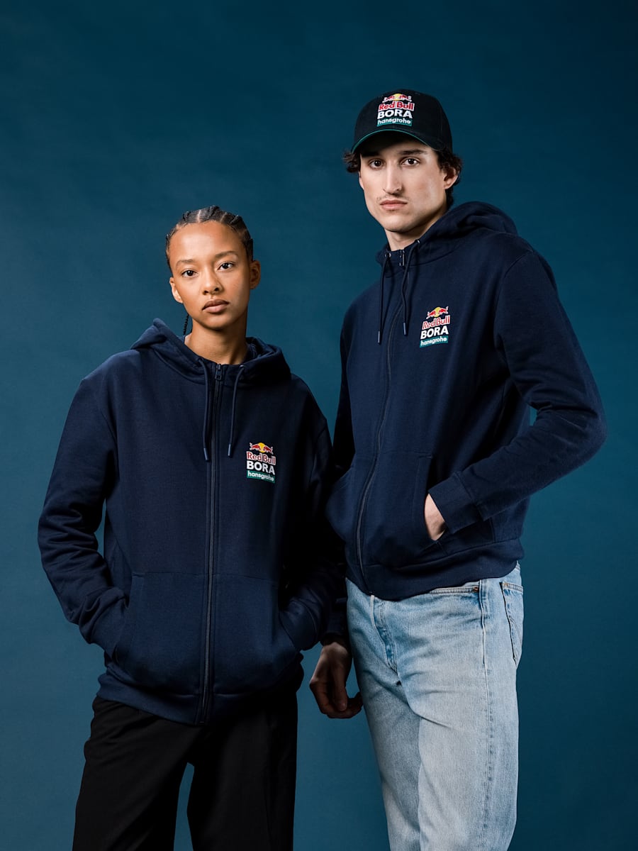 Sweat zippé à capuche Essential (M-RBB25005): Red Bull - BORA - hansgrohe