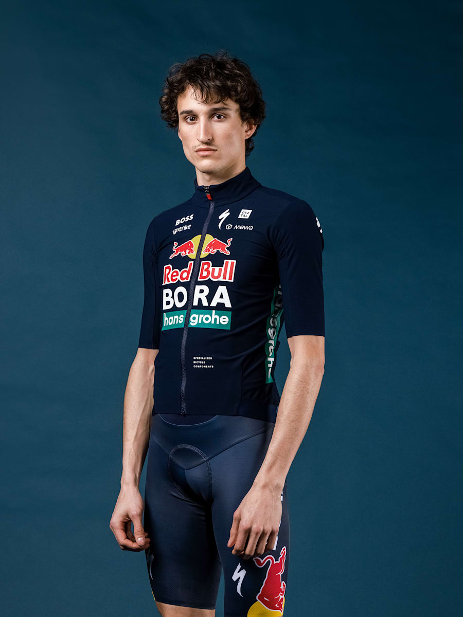Maillot à manches courtes Wet Weather SPECIALIZED (M-RBB25073): Red Bull - BORA - hansgrohe