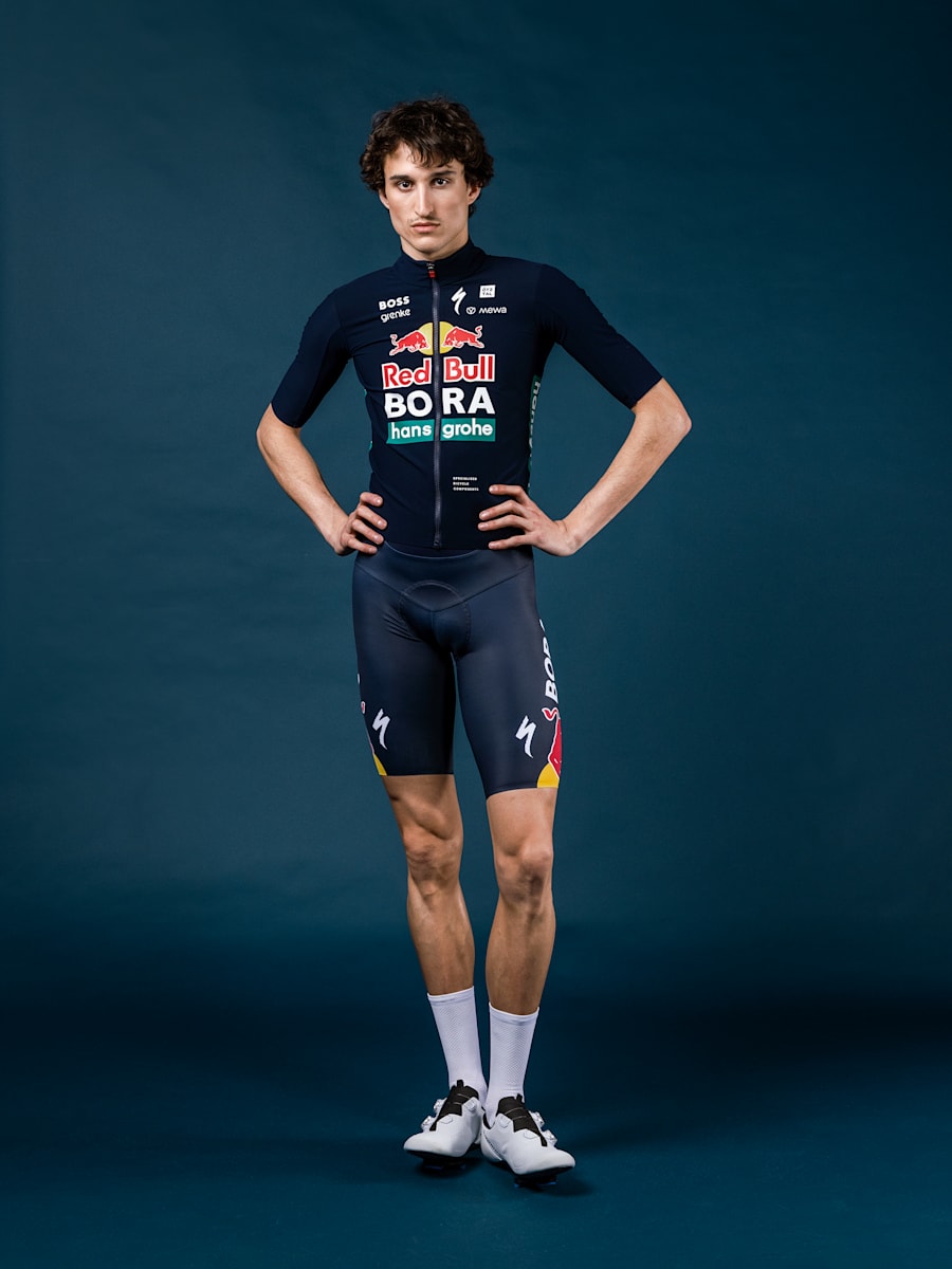 Maillot à manches courtes Wet Weather SPECIALIZED (M-RBB25073): Red Bull - BORA - hansgrohe