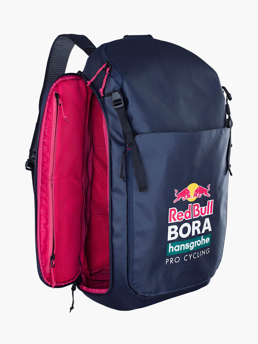 EVOC Athlete Backpack (M-RBB25082): Red Bull - BORA - hansgrohe