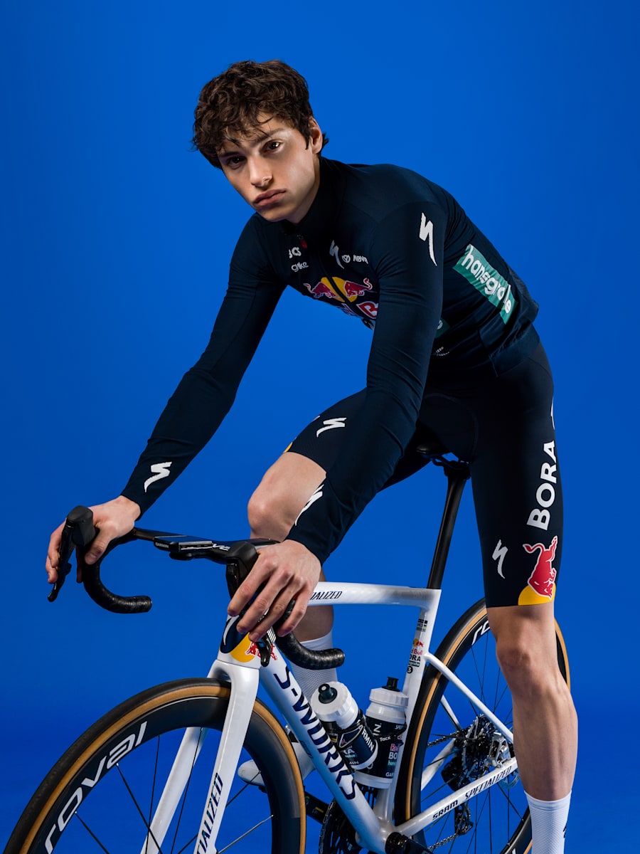 SPECIALIZED Weather Jersey Lang (M-RBB2602): Red Bull - BORA - hansgrohe