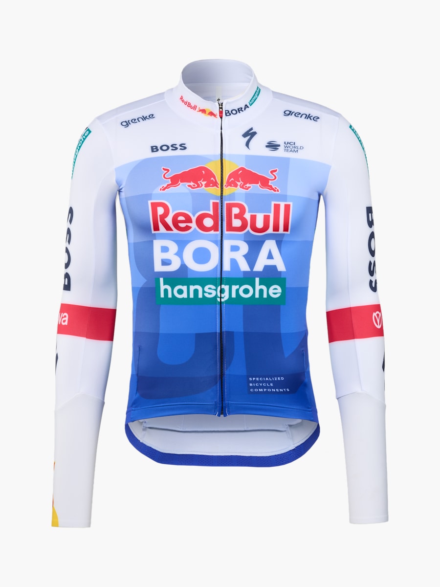 SPECIALIZED France Thermal Jersey Long Sleeve (M-RBB26040): Red Bull - BORA - hansgrohe