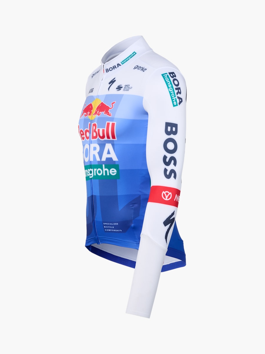SPECIALIZED France Thermal Jersey Long Sleeve (M-RBB26040): Red Bull - BORA - hansgrohe