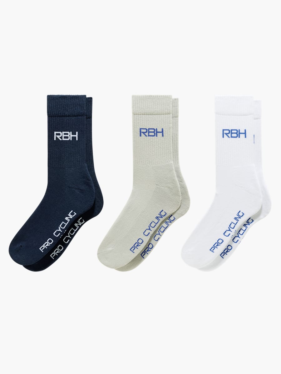 RBB 3-Pack of Socks (M-RBB262011): Red Bull - BORA - hansgrohe