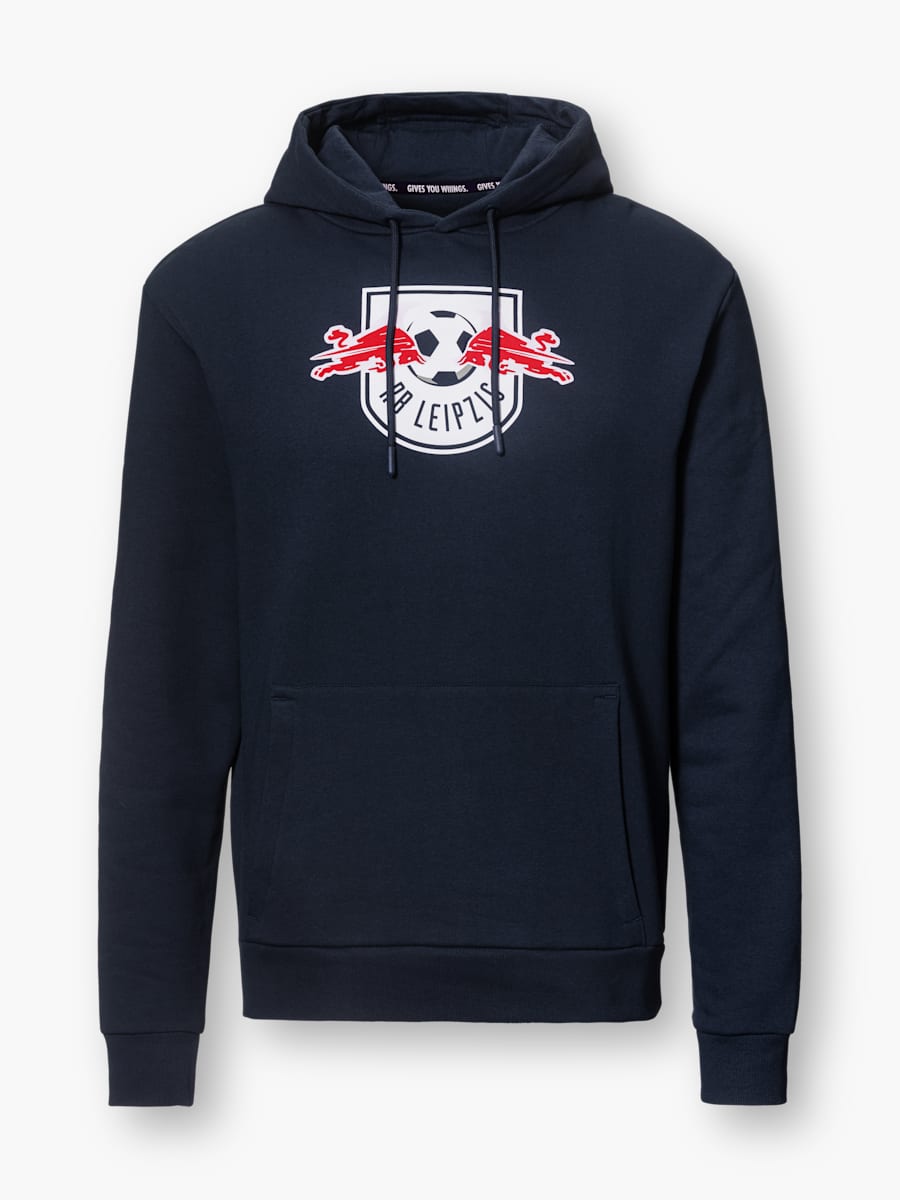 Sweat à capuche avec logo RBL bleu marine (RBL23278): RB Leipzig