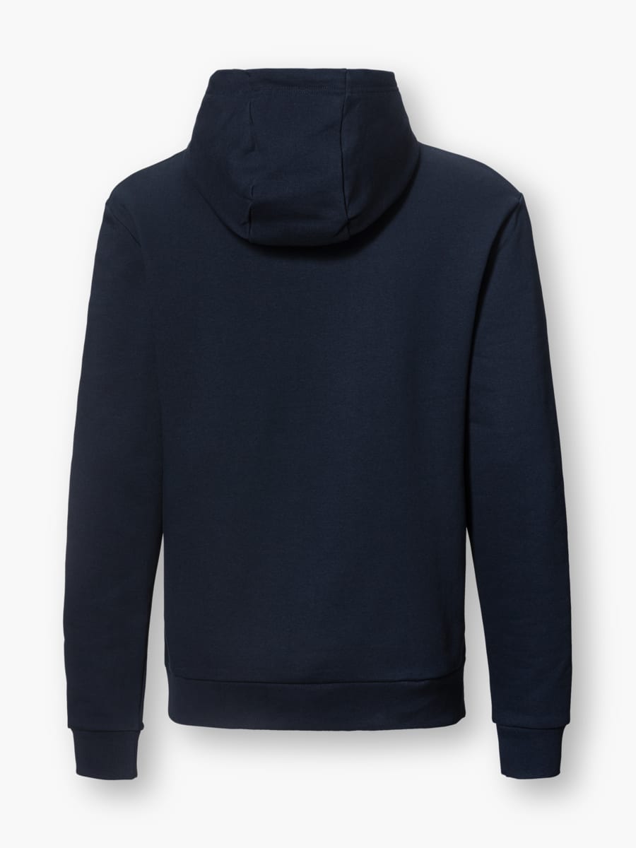Felpa con cappuccio con logo RBL blu navy (RBL23278): RB Leipzig
