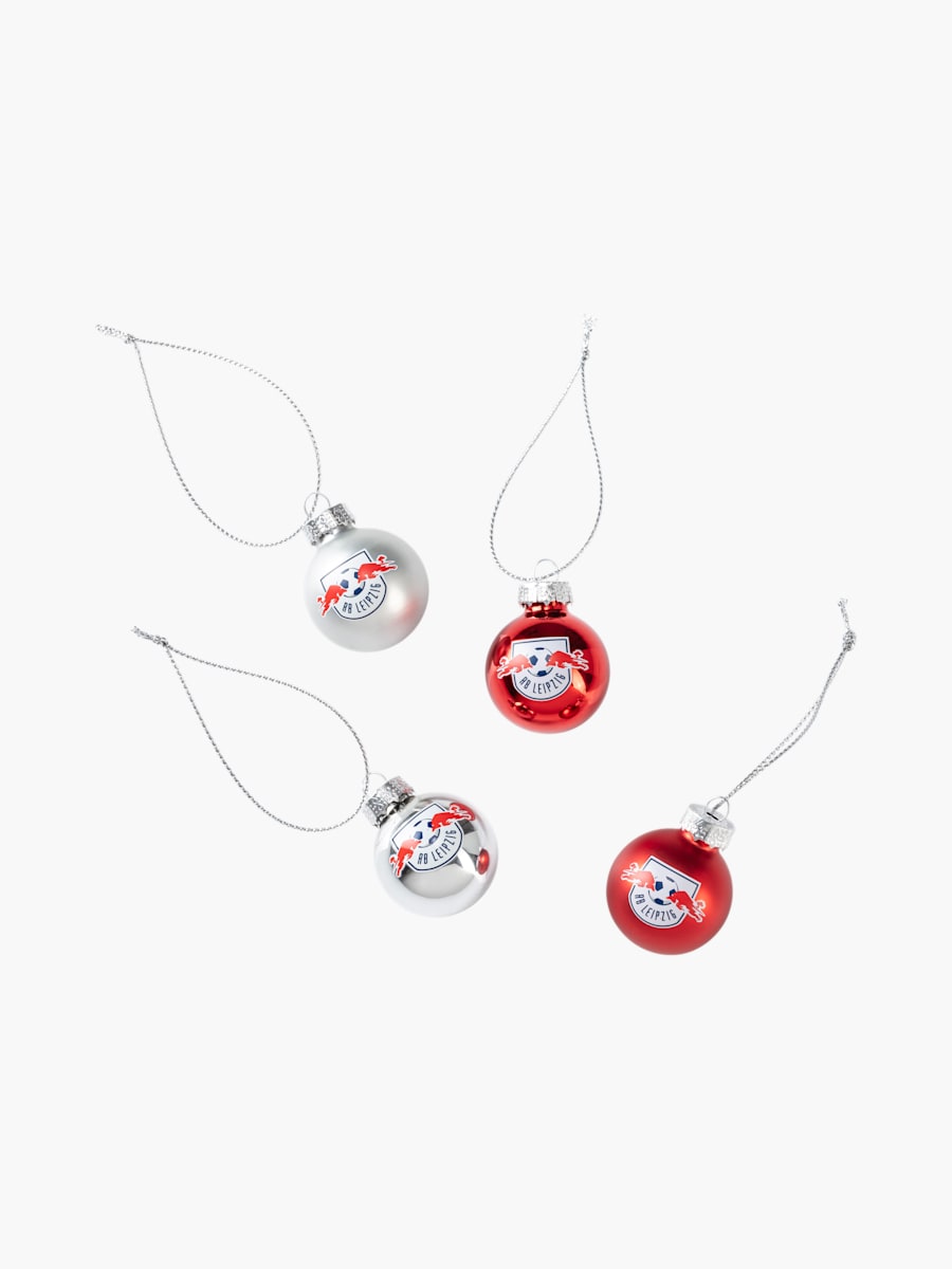 RBL Mini Christmas Baubles (M-RBL25197): RB Leipzig