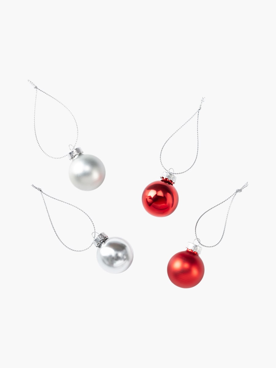 RBL Mini Christmas Baubles (M-RBL25197): RB Leipzig
