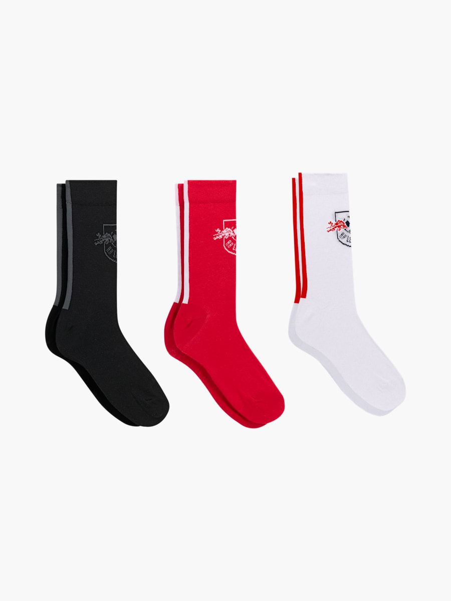 RBL Logo Socken 3er-Set (M-RBL264059): RB Leipzig