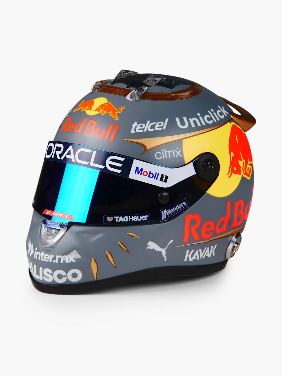 1:2 Checo Perez Brazil GP 2022 Mini Helmet (RBR22283): Oracle Red Bull Racing