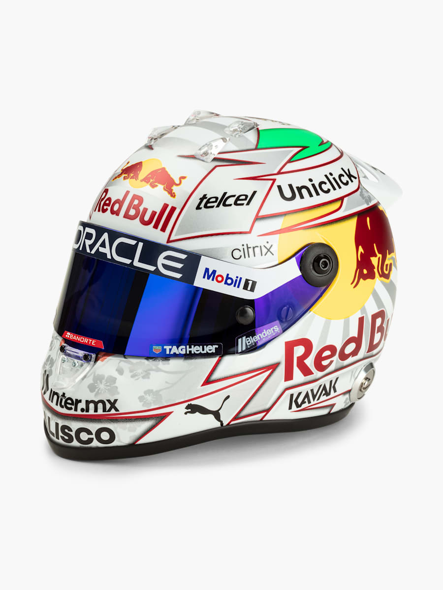 1:2 Checo Pérez Japan GP 2022 Minihelm (RBR22290): Oracle Red Bull Racing