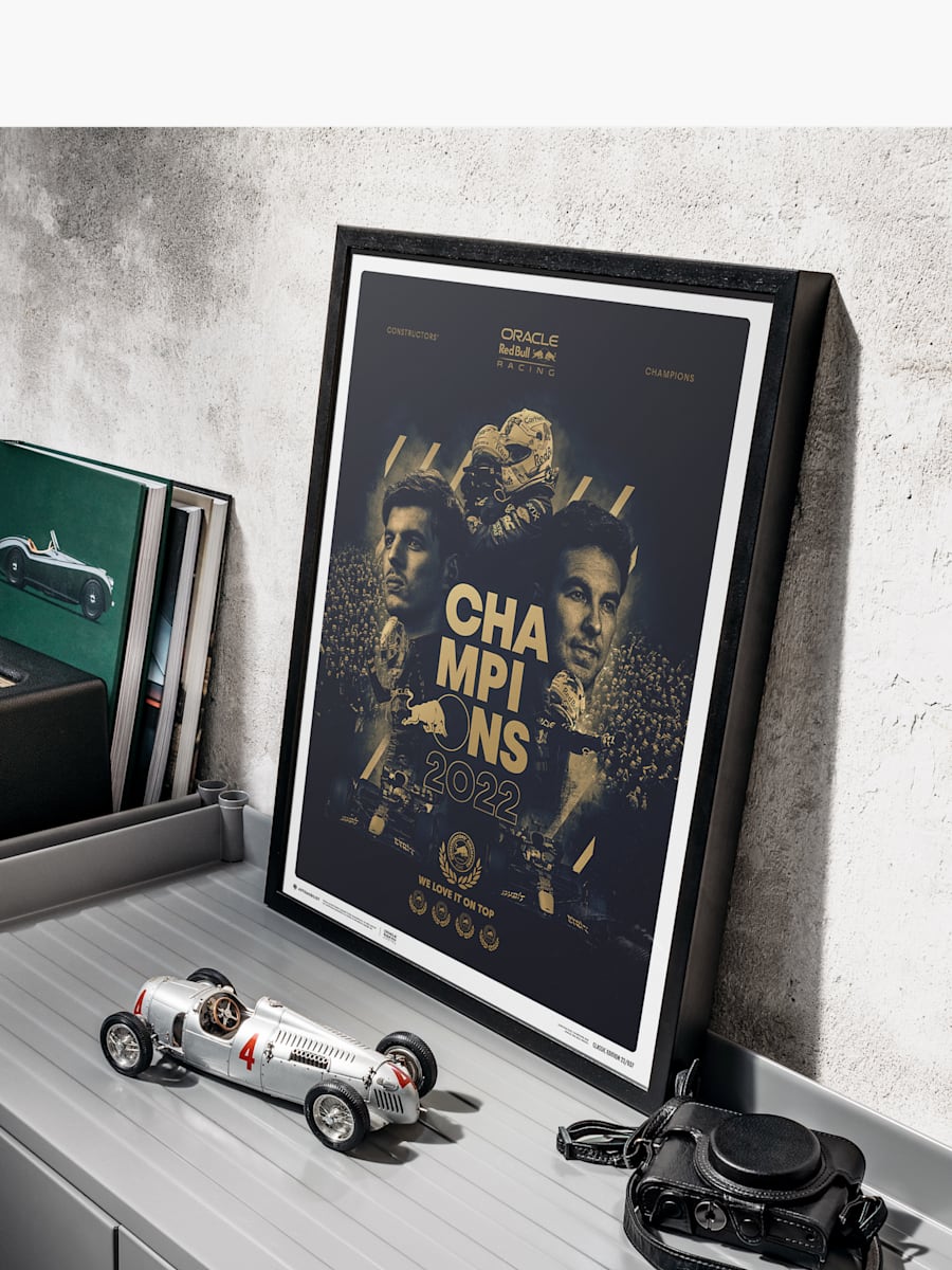 World Constructors Champions 2022 Classic Design Print (RBR22322): Oracle Red Bull Racing